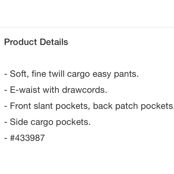 Cargo Easy Pants by Gap - Picture 8 of 8